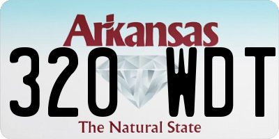 AR license plate 320WDT