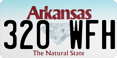 AR license plate 320WFH