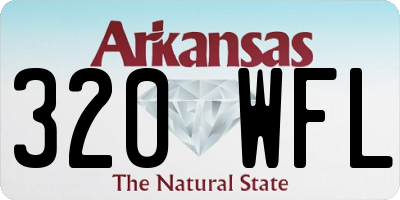AR license plate 320WFL