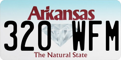 AR license plate 320WFM