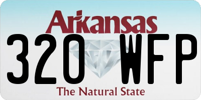 AR license plate 320WFP