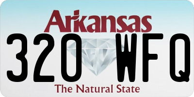 AR license plate 320WFQ