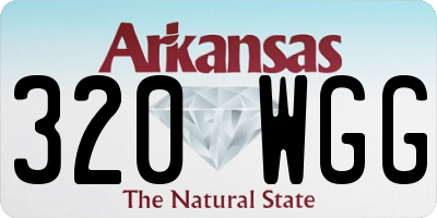 AR license plate 320WGG