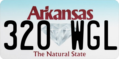 AR license plate 320WGL