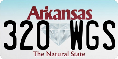 AR license plate 320WGS