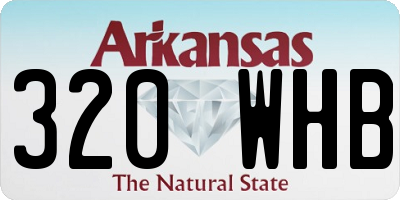 AR license plate 320WHB
