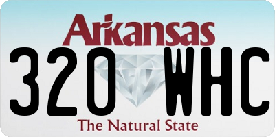AR license plate 320WHC