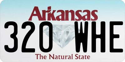 AR license plate 320WHE