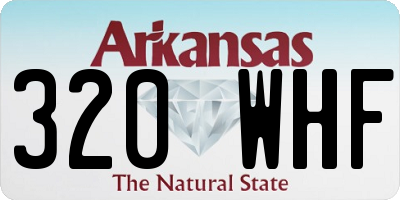AR license plate 320WHF