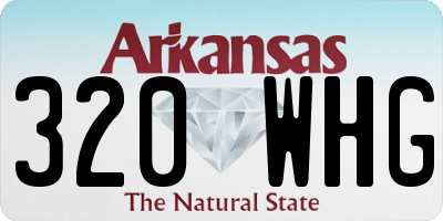 AR license plate 320WHG
