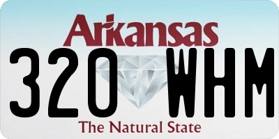 AR license plate 320WHM