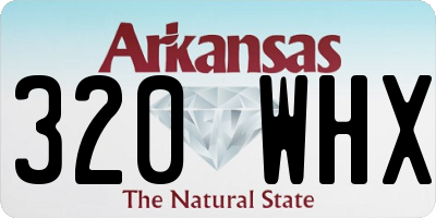 AR license plate 320WHX