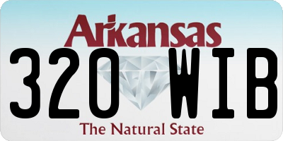 AR license plate 320WIB
