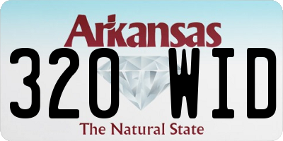 AR license plate 320WID