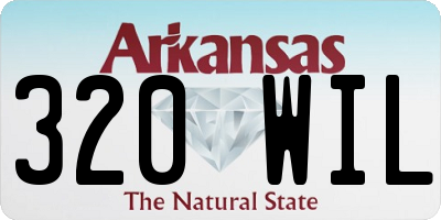 AR license plate 320WIL