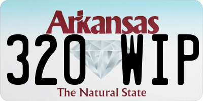 AR license plate 320WIP