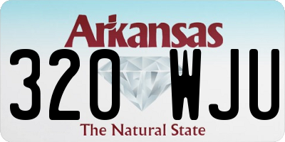 AR license plate 320WJU