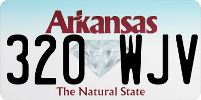 AR license plate 320WJV