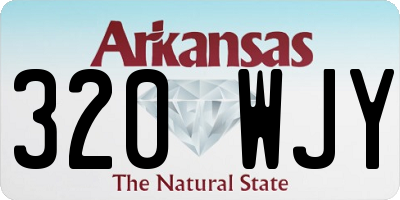 AR license plate 320WJY