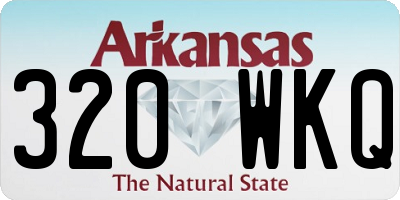 AR license plate 320WKQ