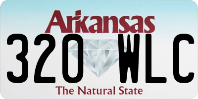 AR license plate 320WLC