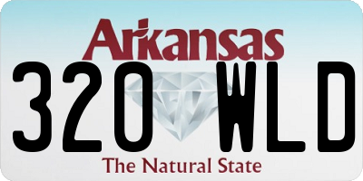 AR license plate 320WLD
