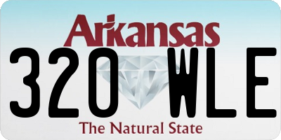 AR license plate 320WLE