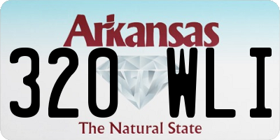 AR license plate 320WLI