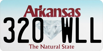 AR license plate 320WLL
