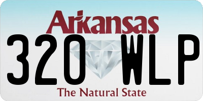 AR license plate 320WLP