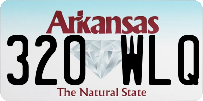 AR license plate 320WLQ