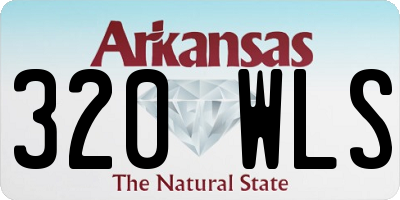 AR license plate 320WLS