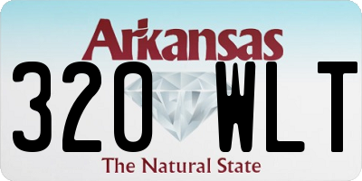 AR license plate 320WLT