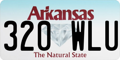 AR license plate 320WLU