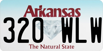 AR license plate 320WLW