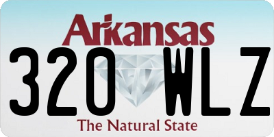 AR license plate 320WLZ
