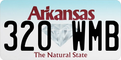 AR license plate 320WMB