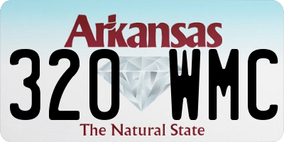 AR license plate 320WMC