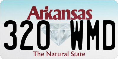 AR license plate 320WMD