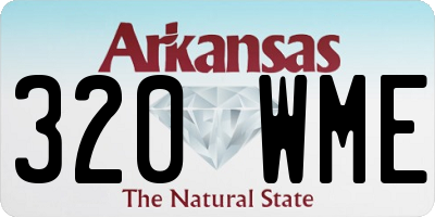 AR license plate 320WME