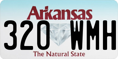 AR license plate 320WMH