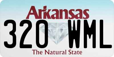 AR license plate 320WML