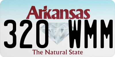 AR license plate 320WMM