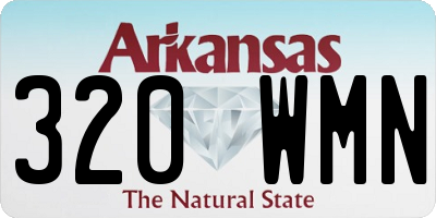 AR license plate 320WMN