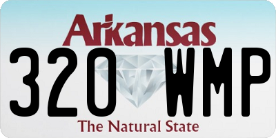 AR license plate 320WMP