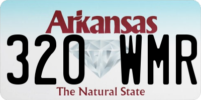AR license plate 320WMR
