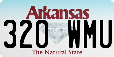 AR license plate 320WMU