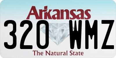 AR license plate 320WMZ