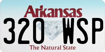 AR license plate 320WSP