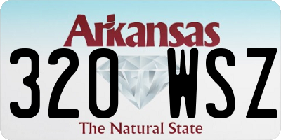 AR license plate 320WSZ